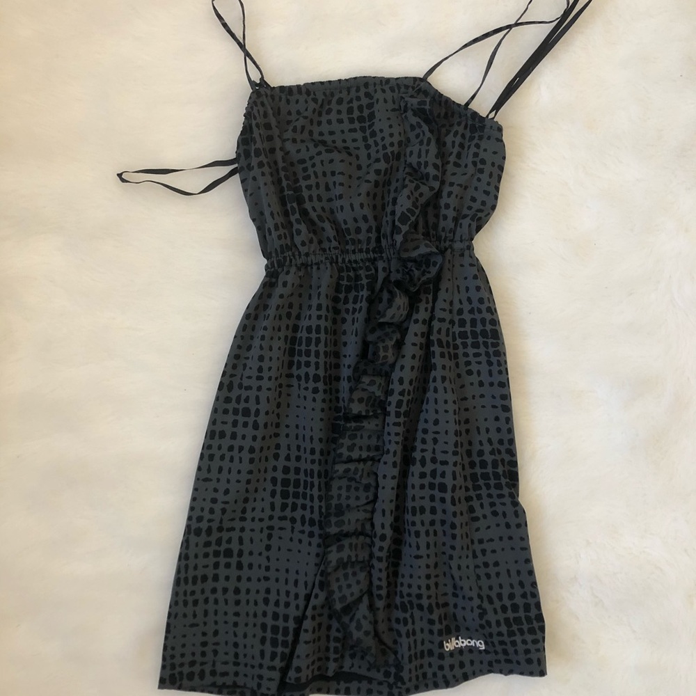 Strapped thigh hi dress